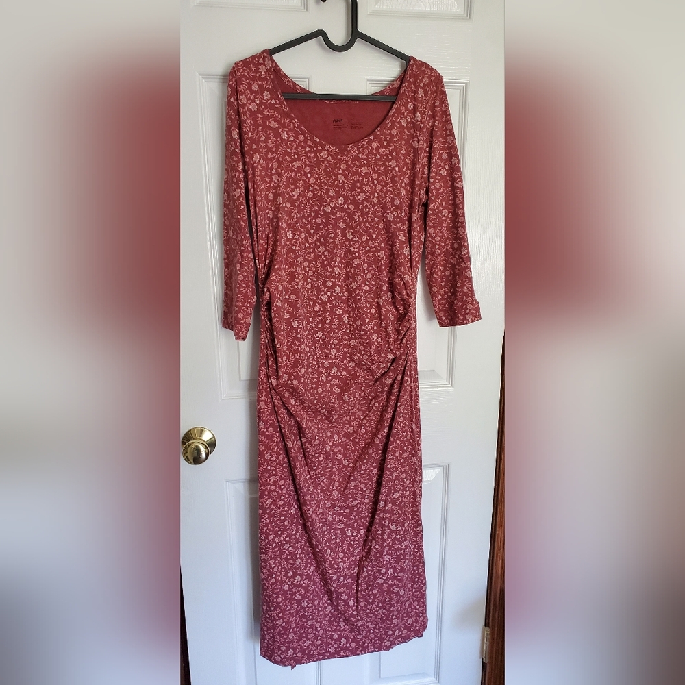 Pact Western Floral Maternity Dress size Medium